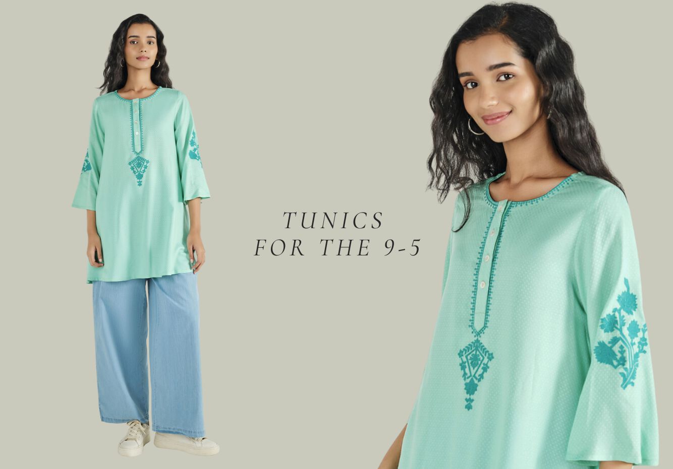 Must-have tunics from Global Desi for office wear