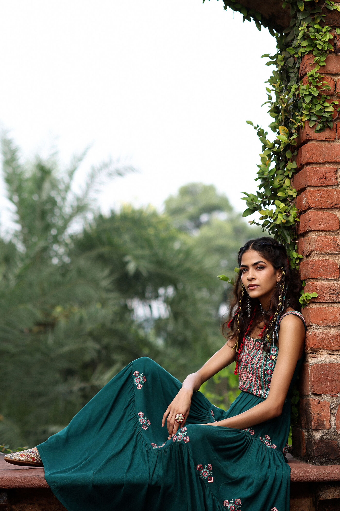 Buy Khoye Khoye Maxi Dress Online In India at Global Desi S25H1MX_GREEN Buy Khoye Khoye Maxi Dress Online In India at Global Desi S25H1MX_GREEN