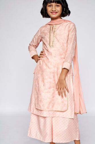 1 - Pink Embroidered Tabard Suit, image 1