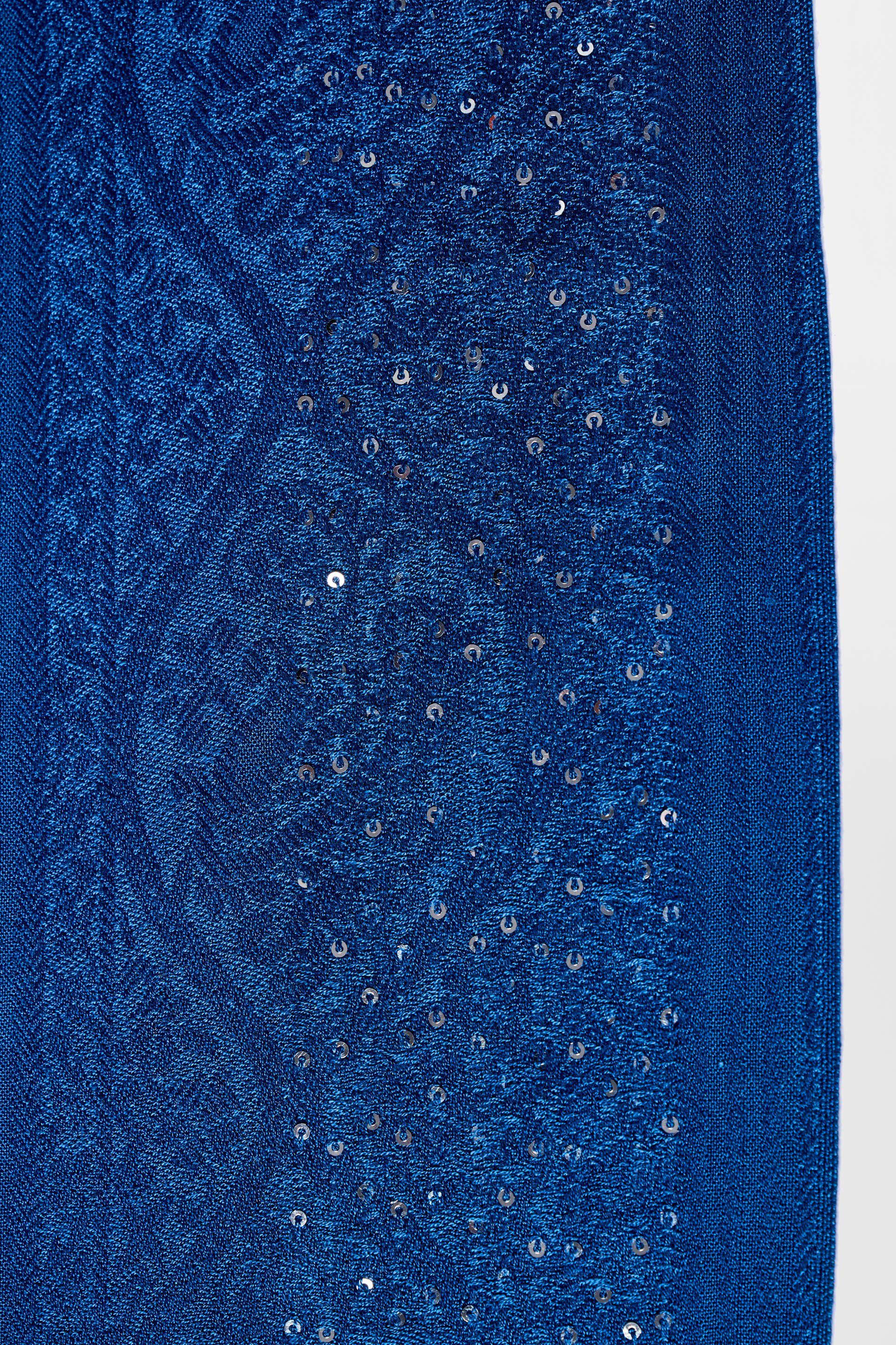 Teal Viscose Scarf, , image 2