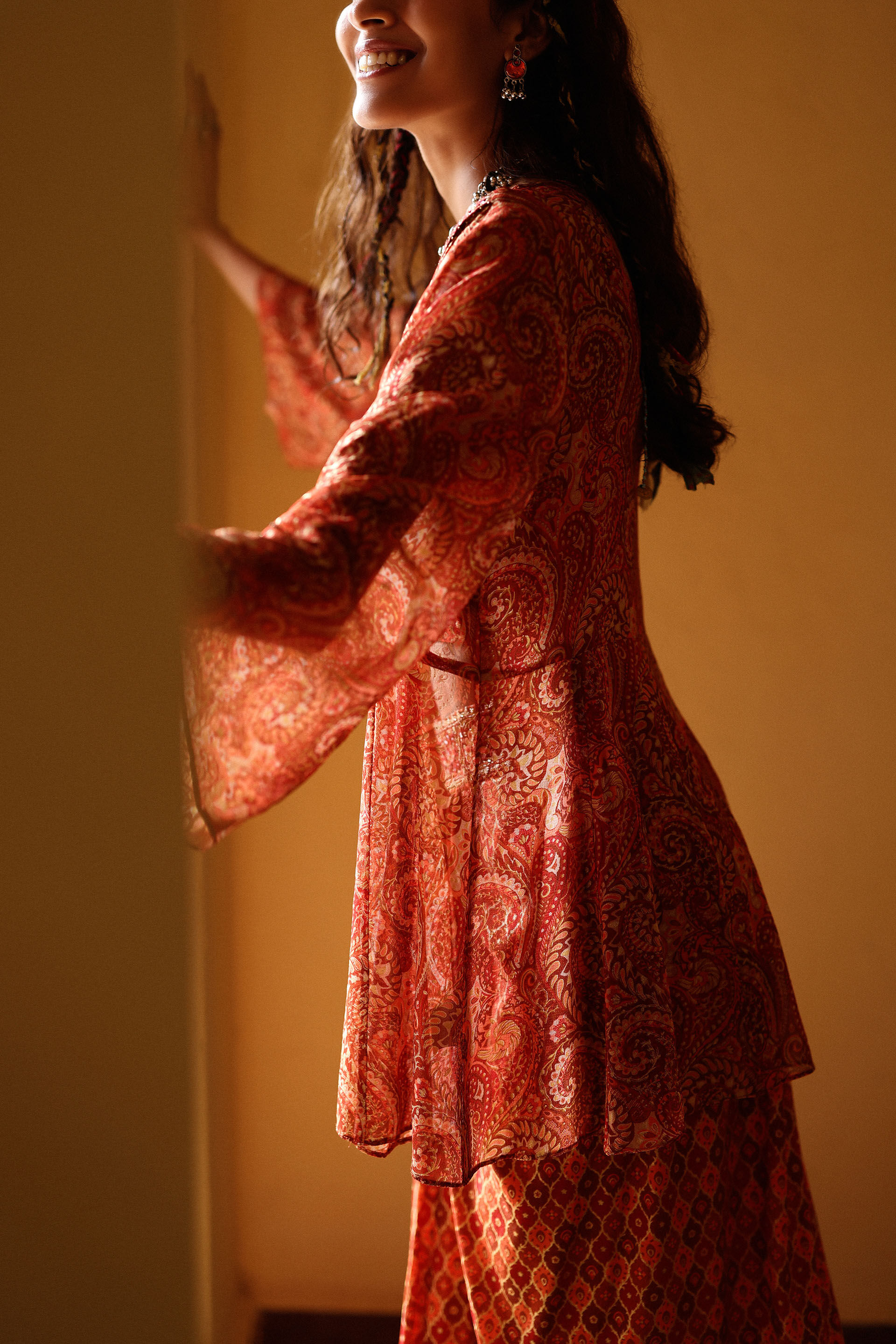 Dillagi Co-ord Set, Rust, image 5