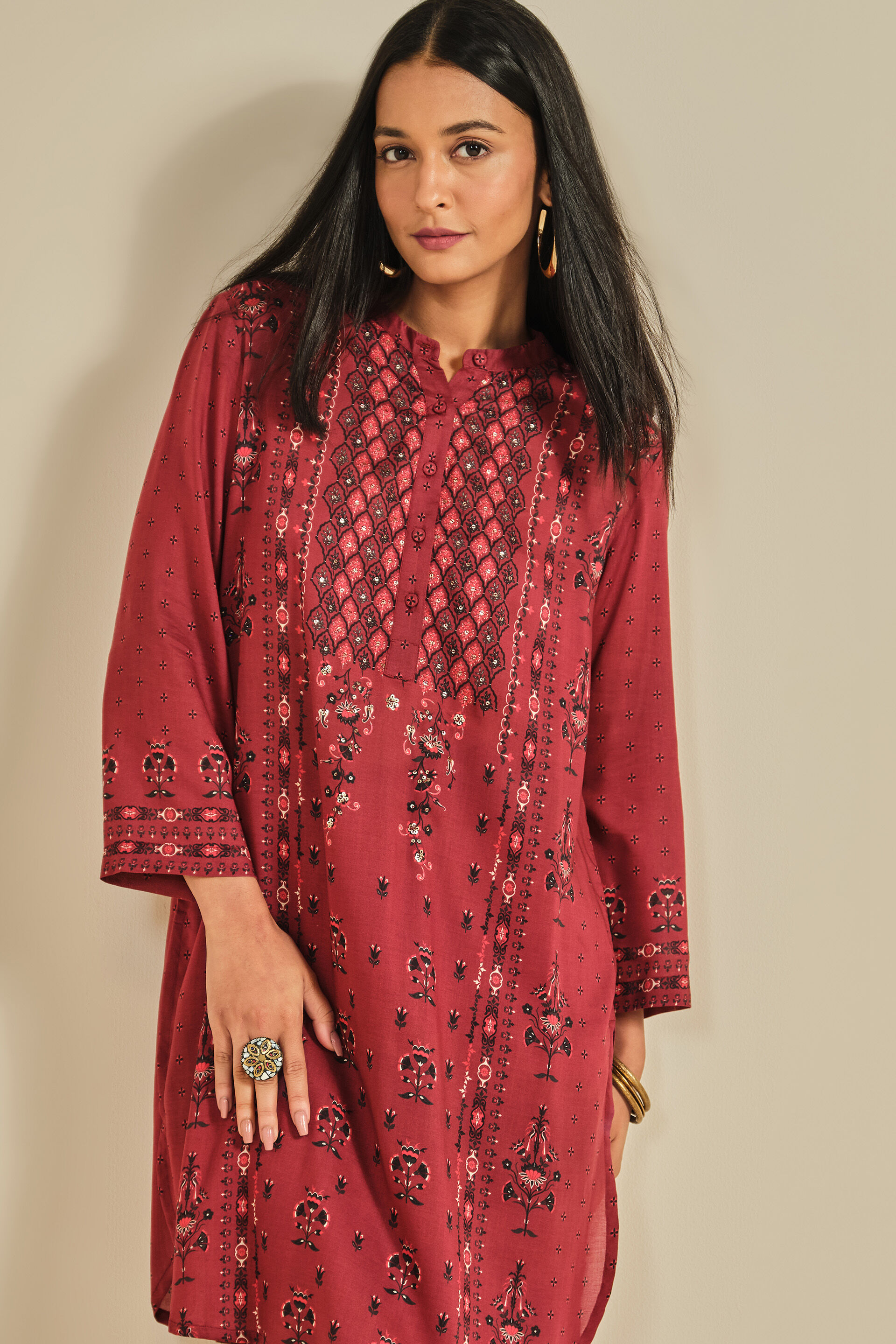 Marsala Muse Rust Co-ord Set, Rust, image 4