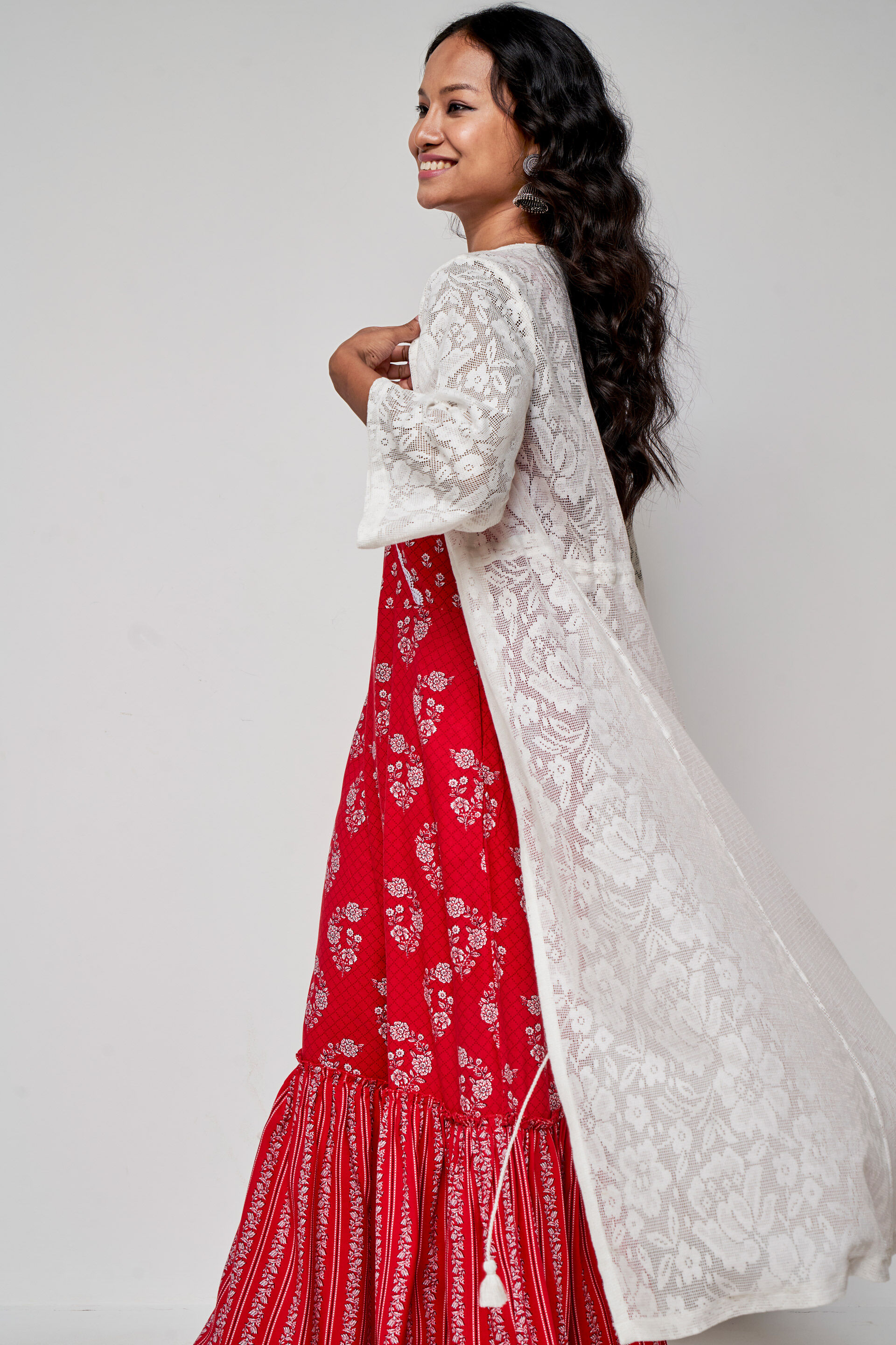 White Lace Cape