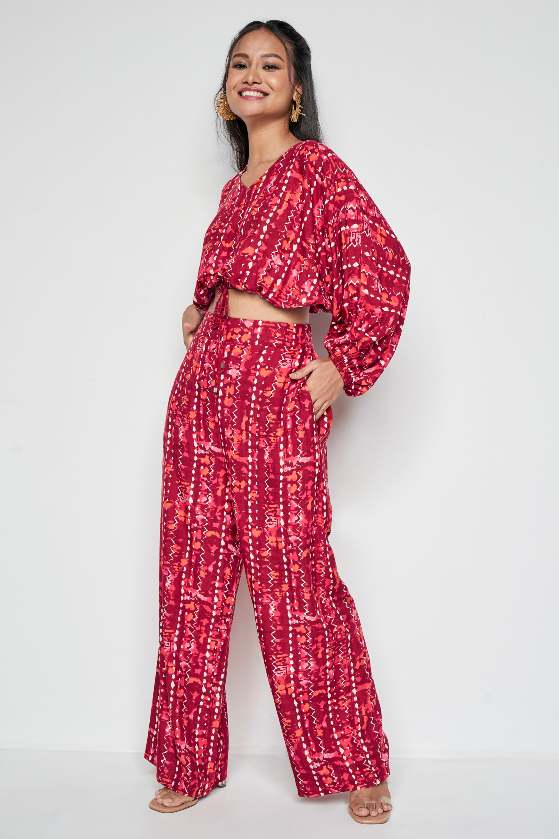 In the Red Co-ords Set, Red, image 4