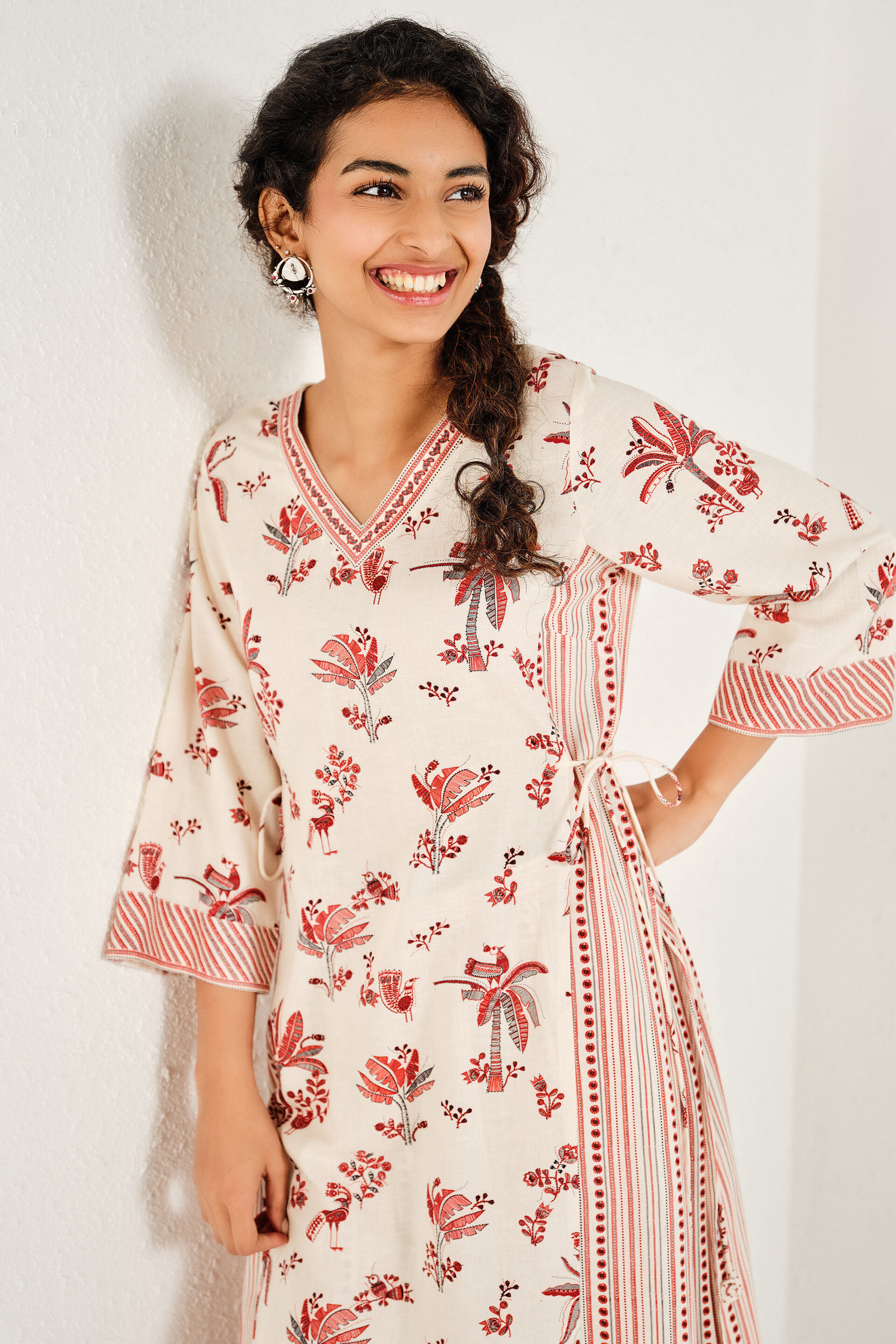 Niharika Natural Kurta Set, Natural, image 5