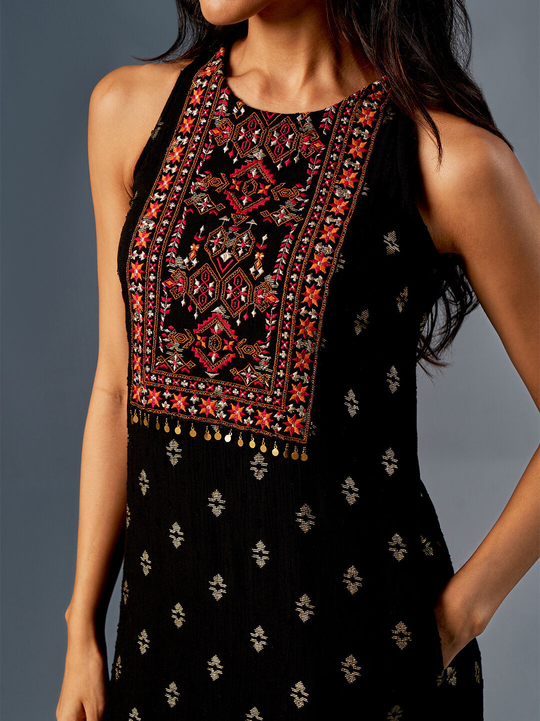 The Shehzaadi Dress, Black, image 5