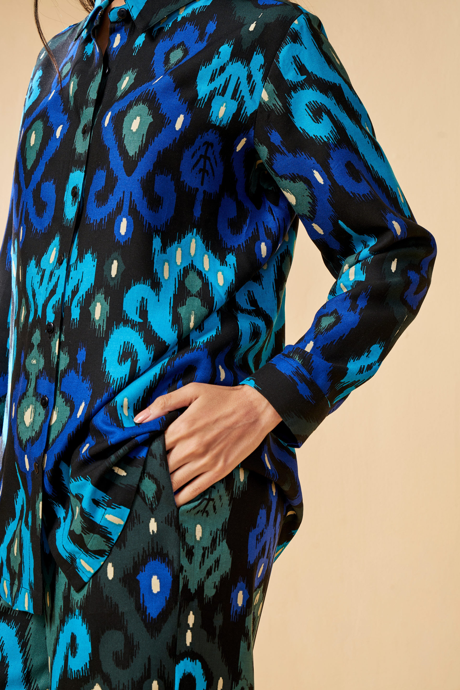 Vibrant Night Co-Ord Set, Black, image 4