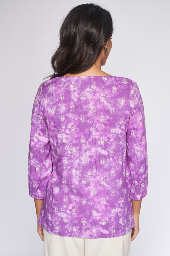 6 - Lilac Tie & Dye Trapese Top, image 6