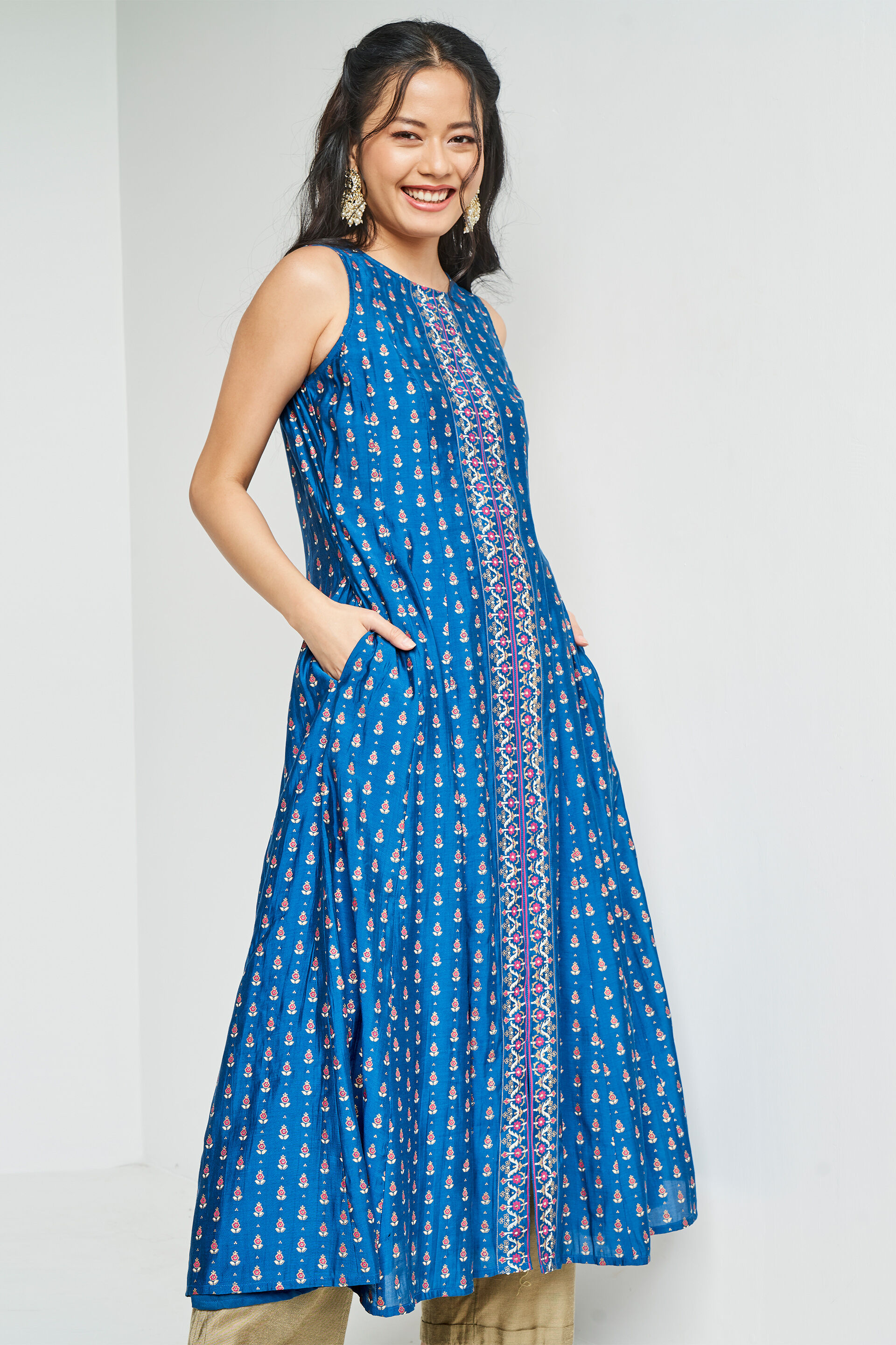 Global desi 2024 blue dress