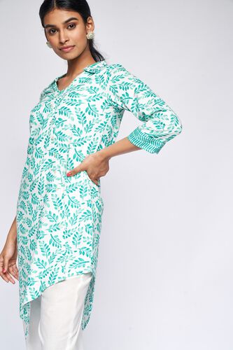 2 - Mint Floral A-Line Tunic, image 4