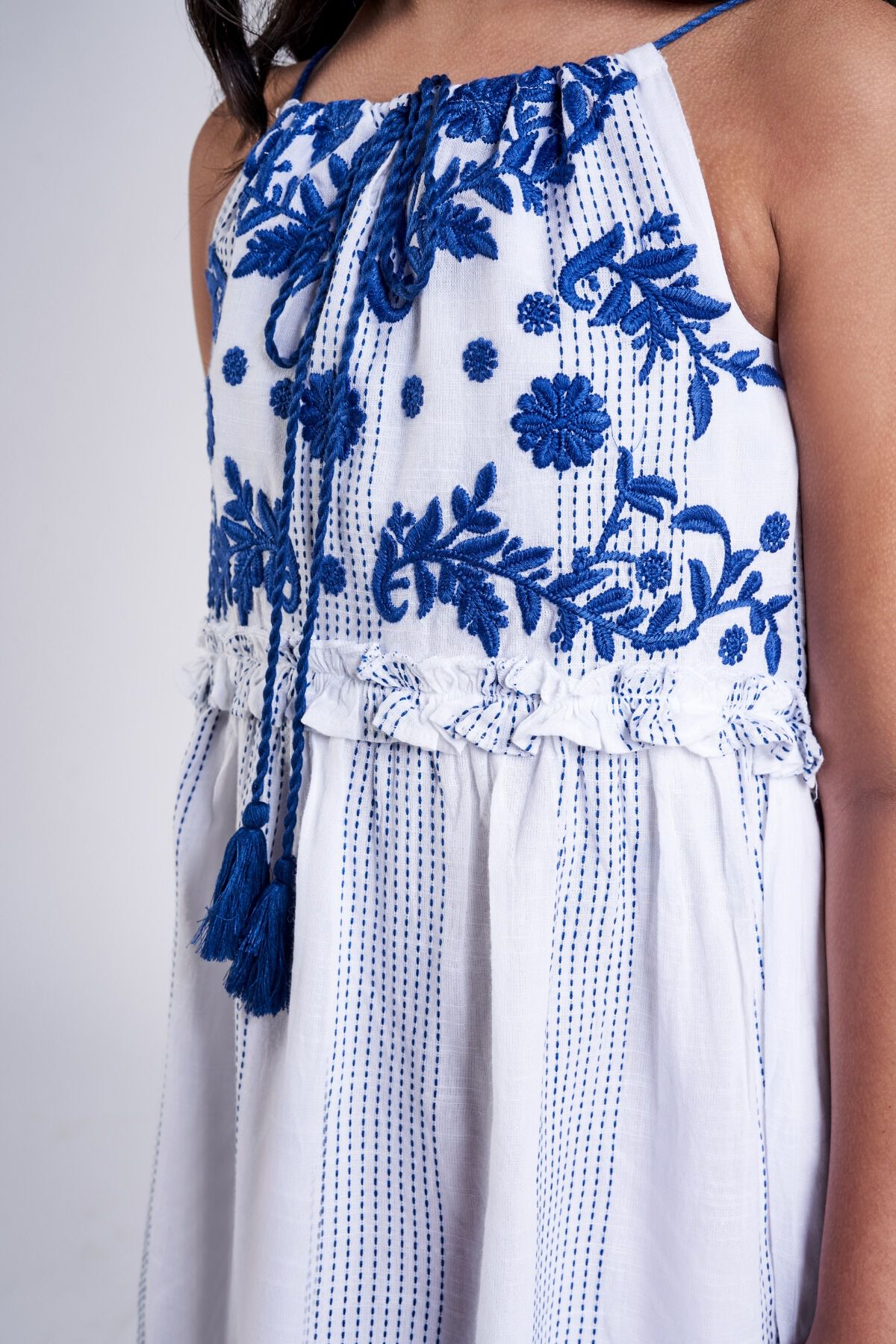 Global desi store white dress
