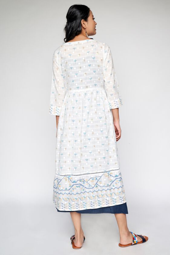4 - White Tie-Ups Fit and Flare Co-ordinate Set, image 4