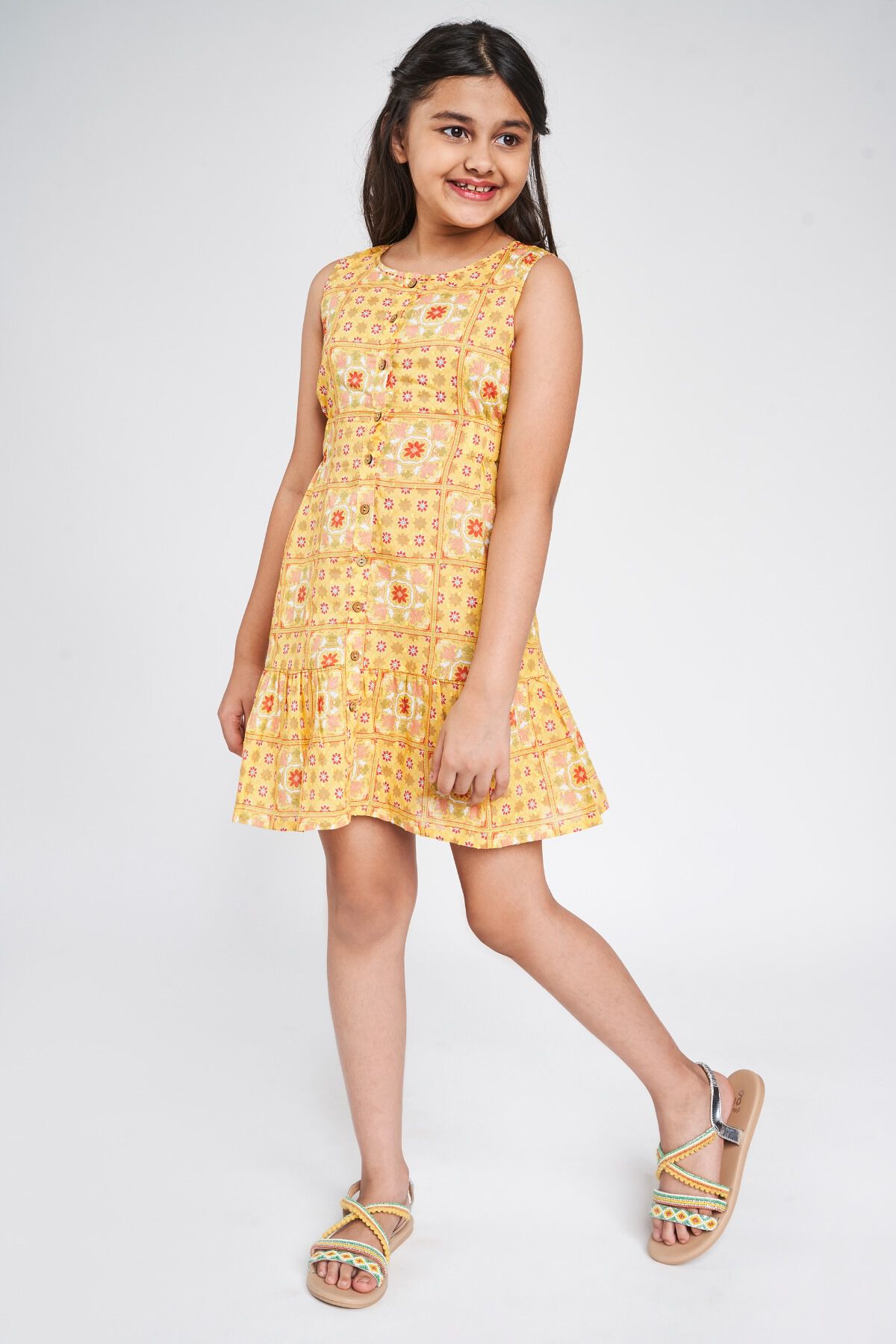 Global desi yellow dress outlet