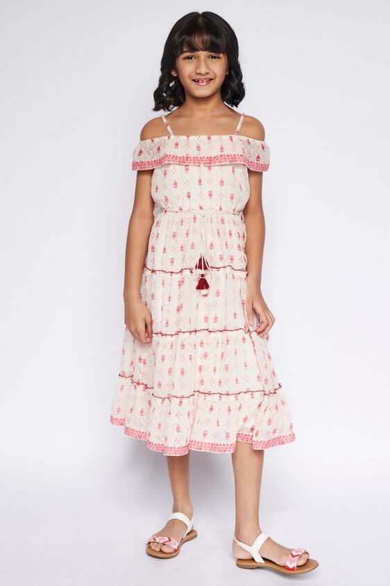 4 - Pink Gathers or Pleats Geometric Gown, image 4