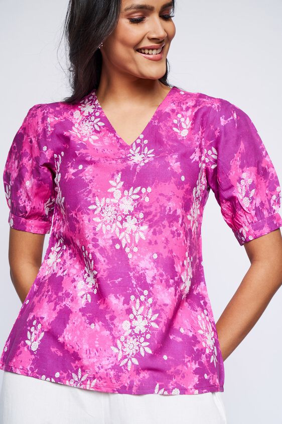 2 - Magenta Tie & Dye Top, image 2