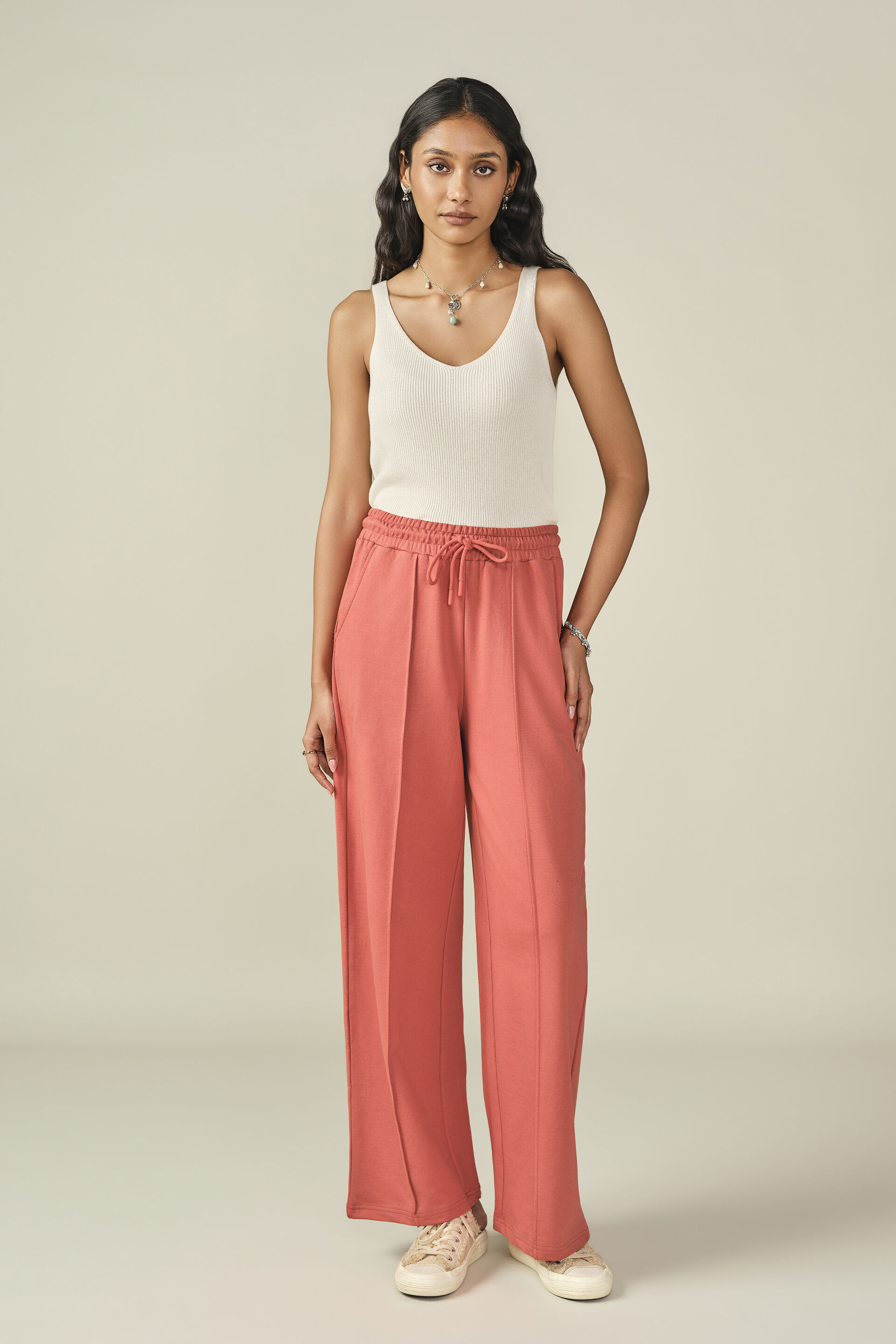 Solid Joggers in Rust, Rust, image 2