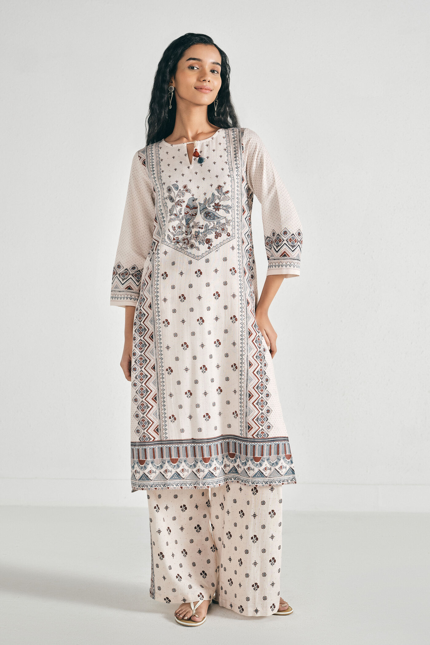 Birdsong Printed Kurta Set