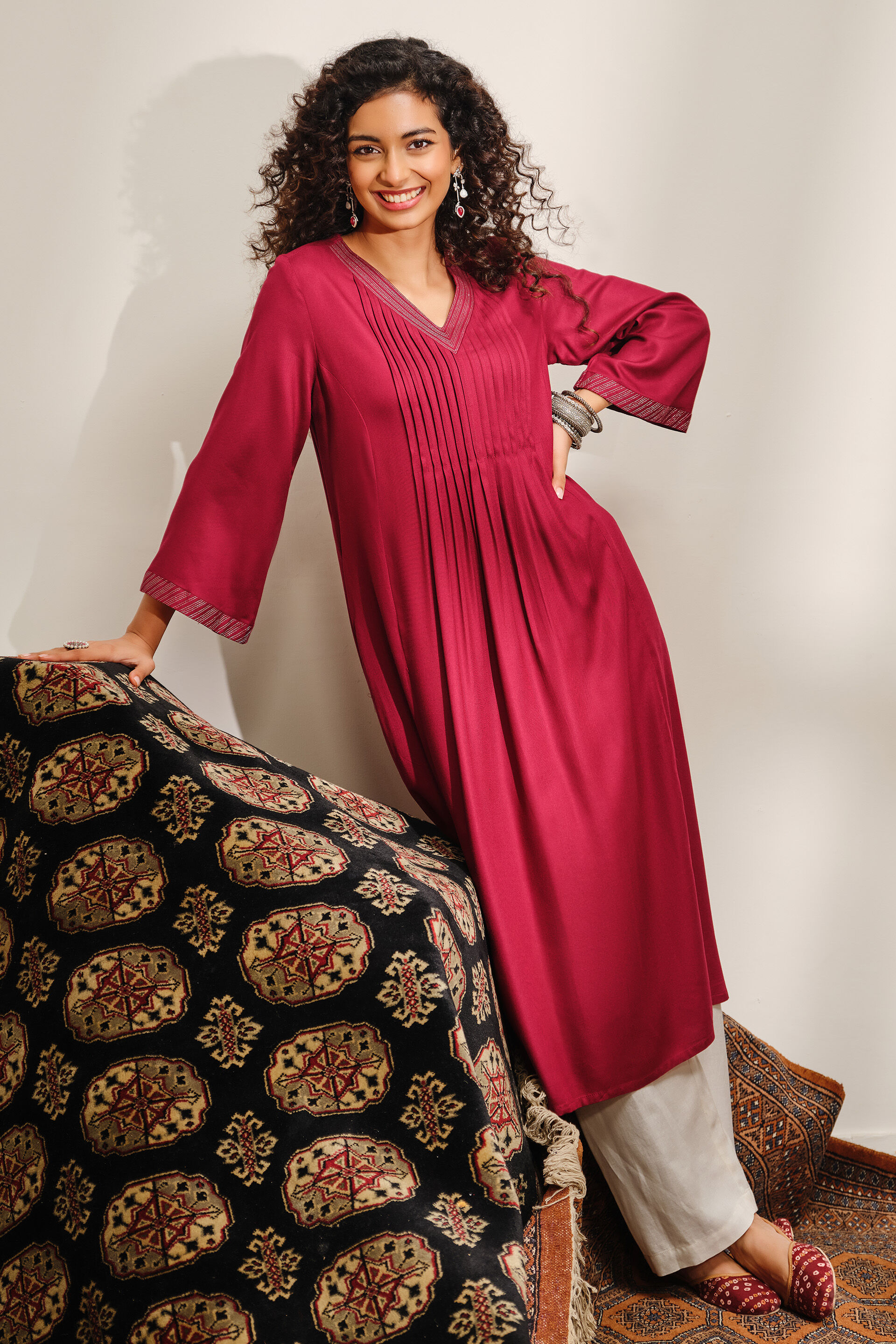 Wine Ras Kurta, Wine, image 3