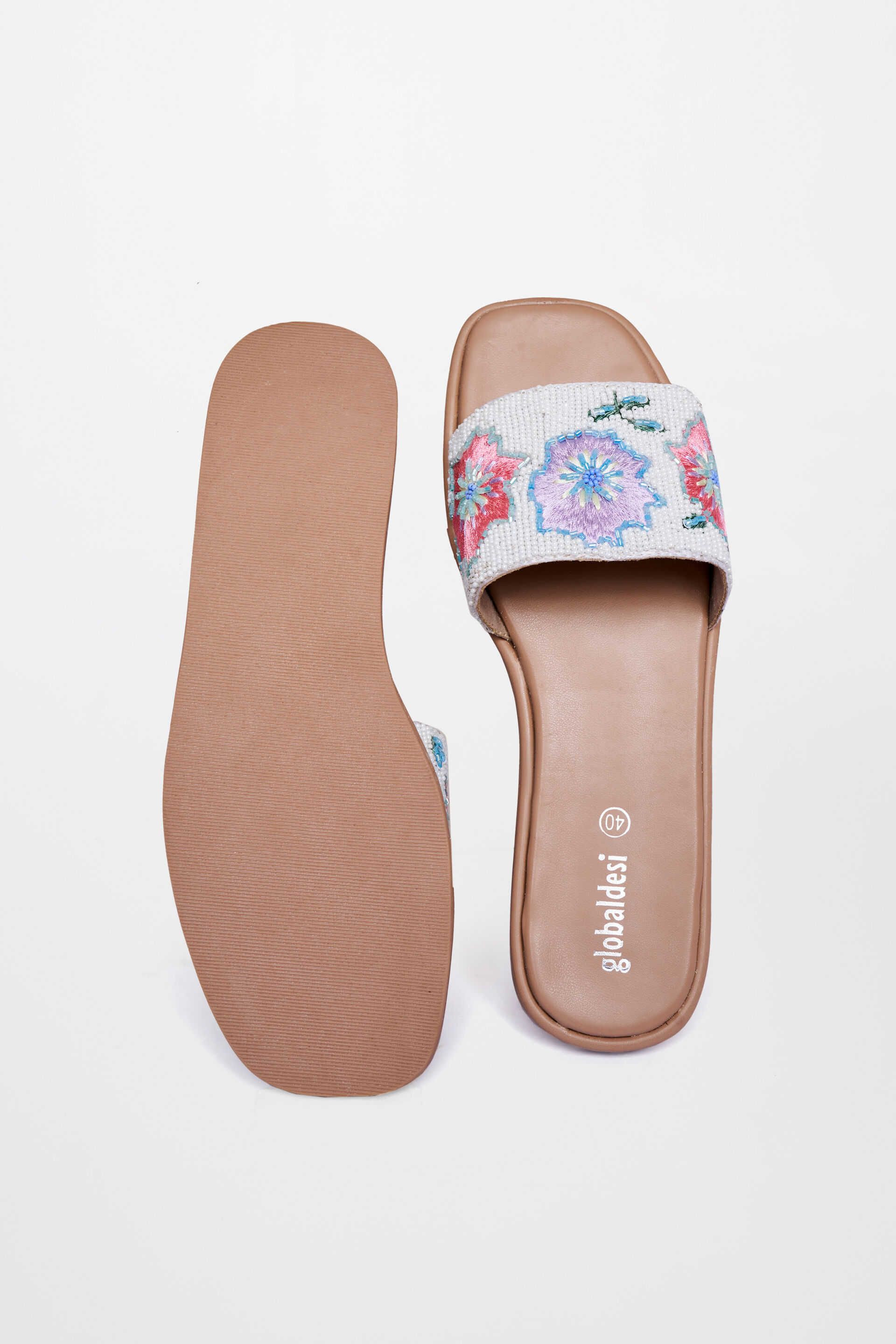Bright coloured 2025 sandals