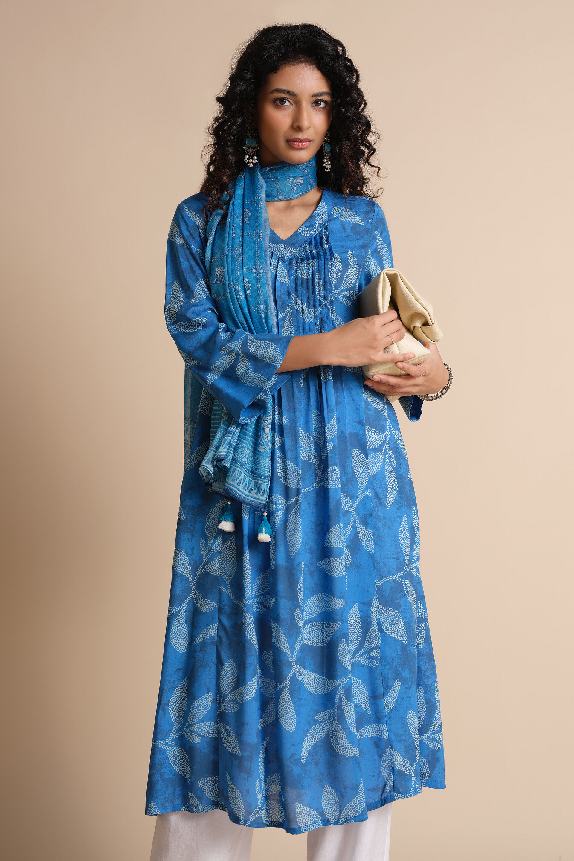 Rang Aasmani Kurta, Blue, image 3