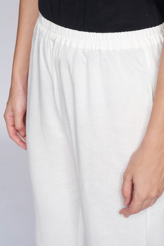 5 - White Regular Length Bottom, image 5
