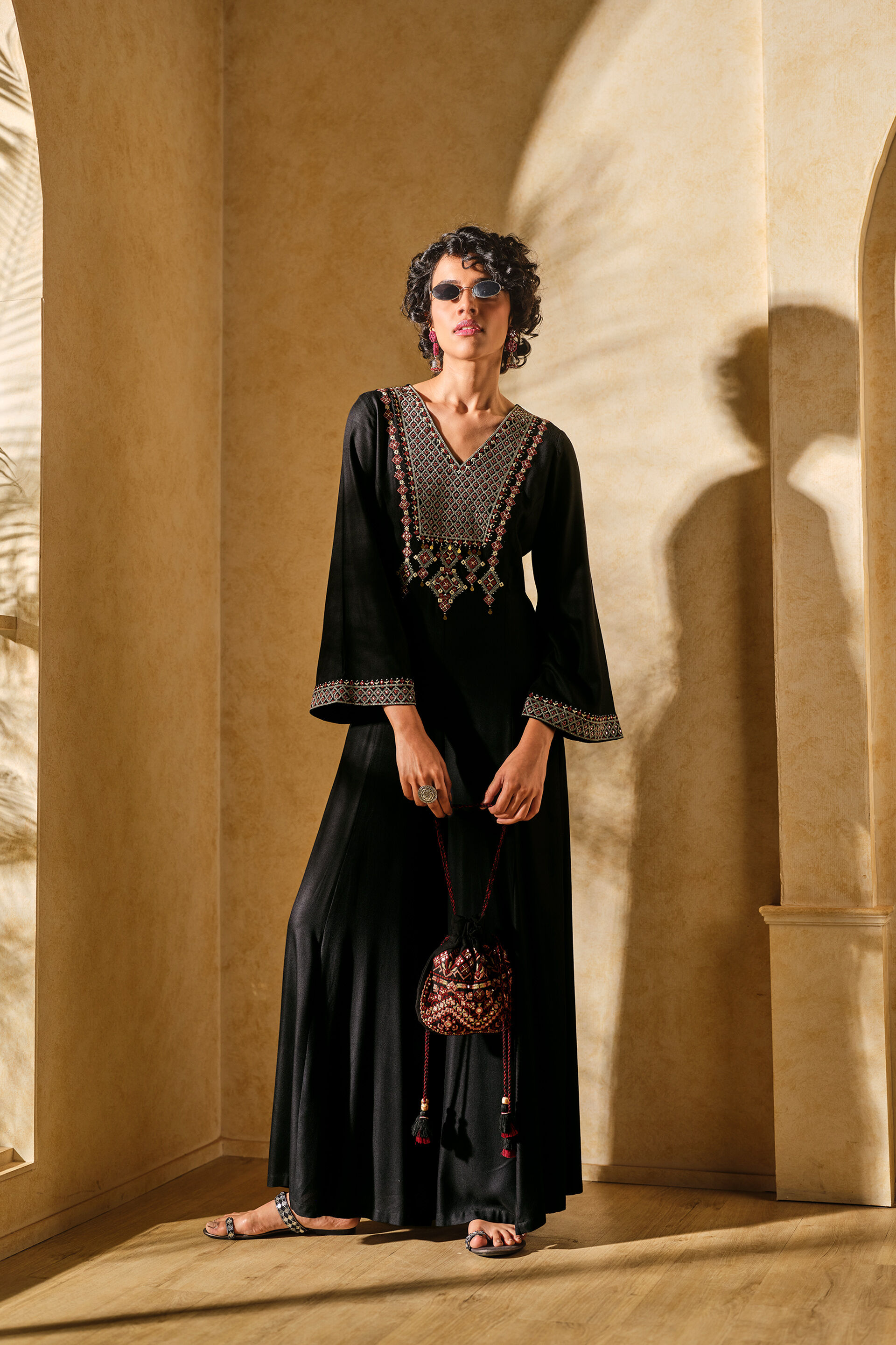 Bindu Black Jumpsuit, Black, image 9