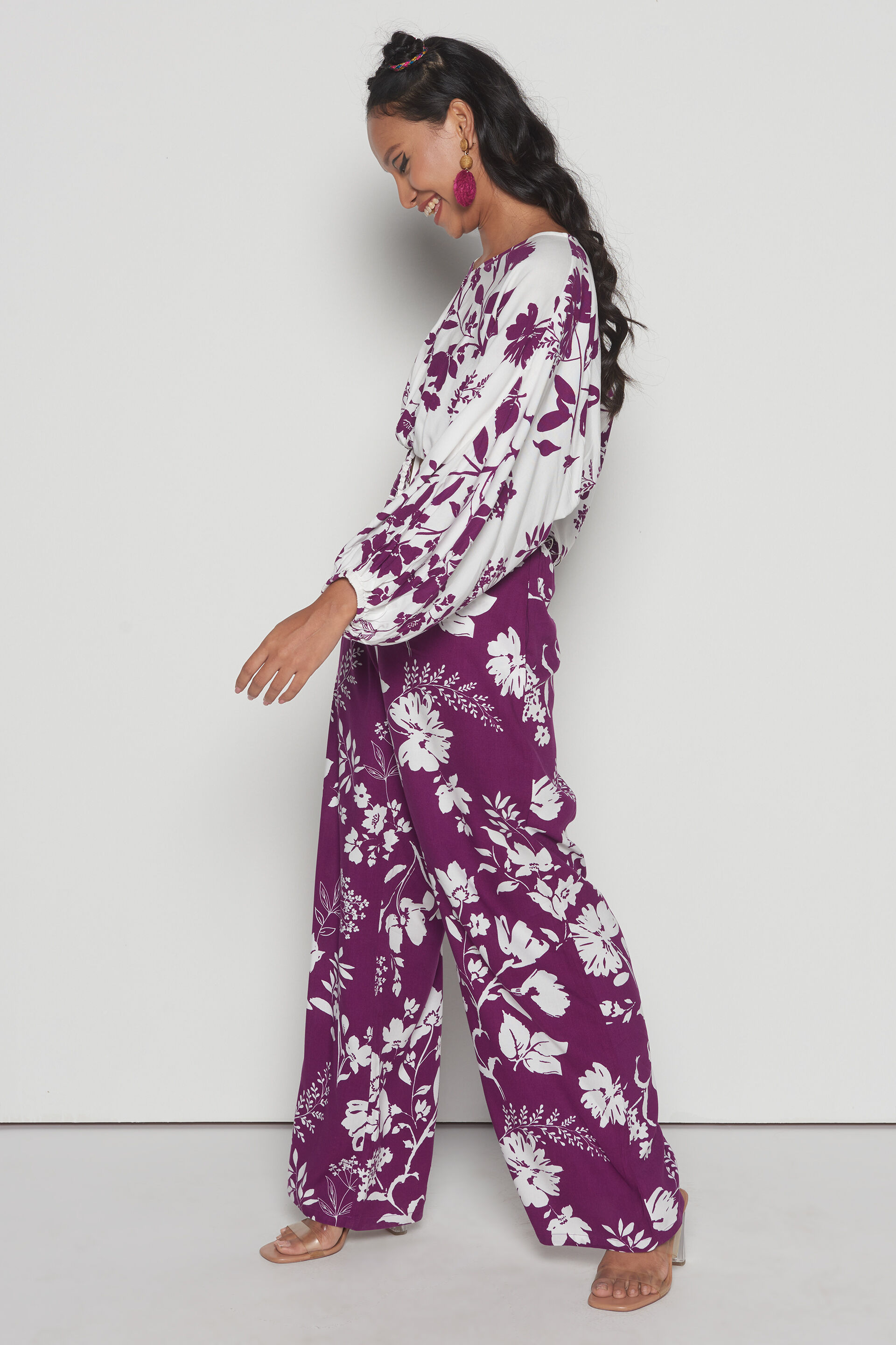 Jamoon Casual Co-ords Set, Purple, image 6