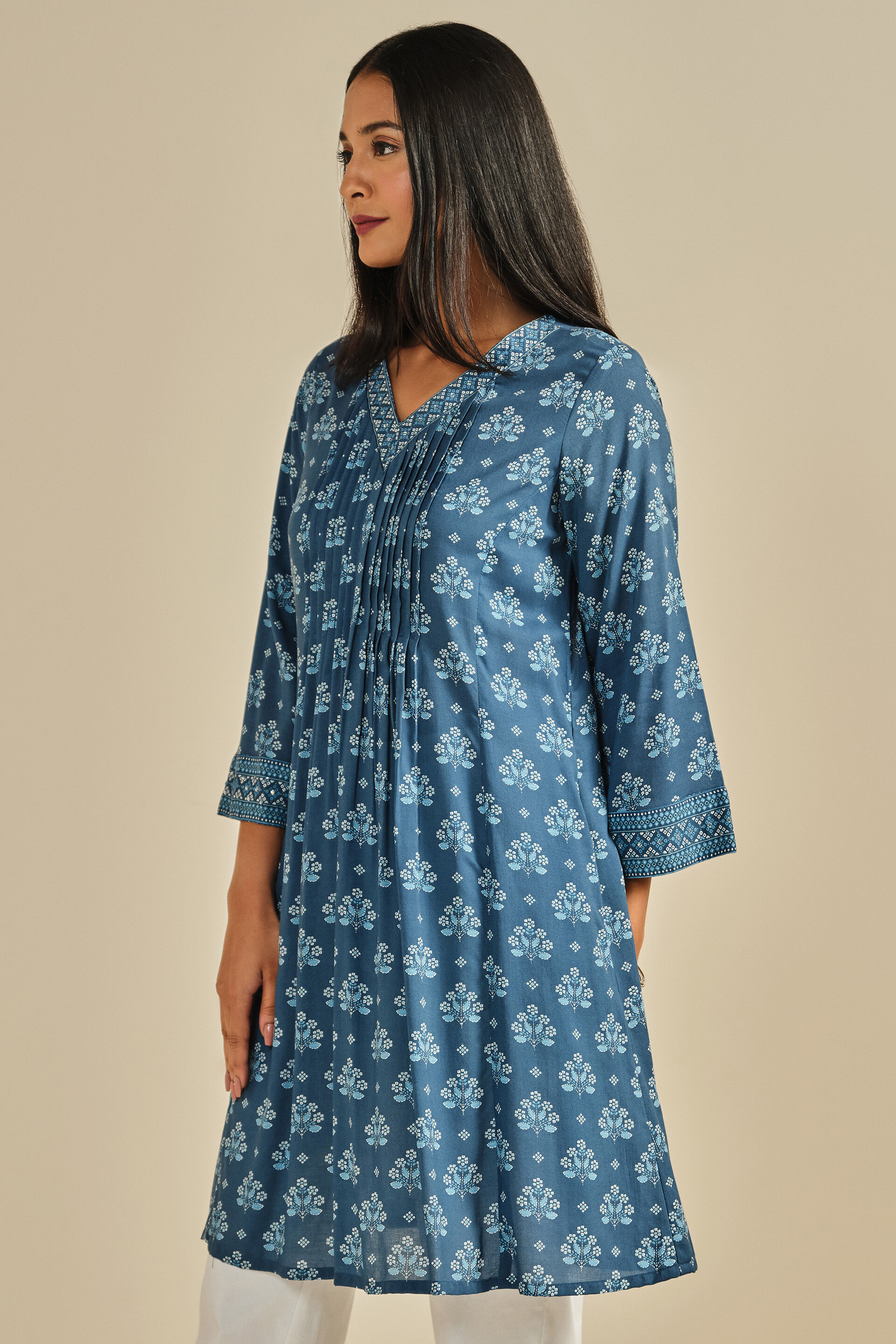 Meethi Mishri Tunic, Indigo, image 3