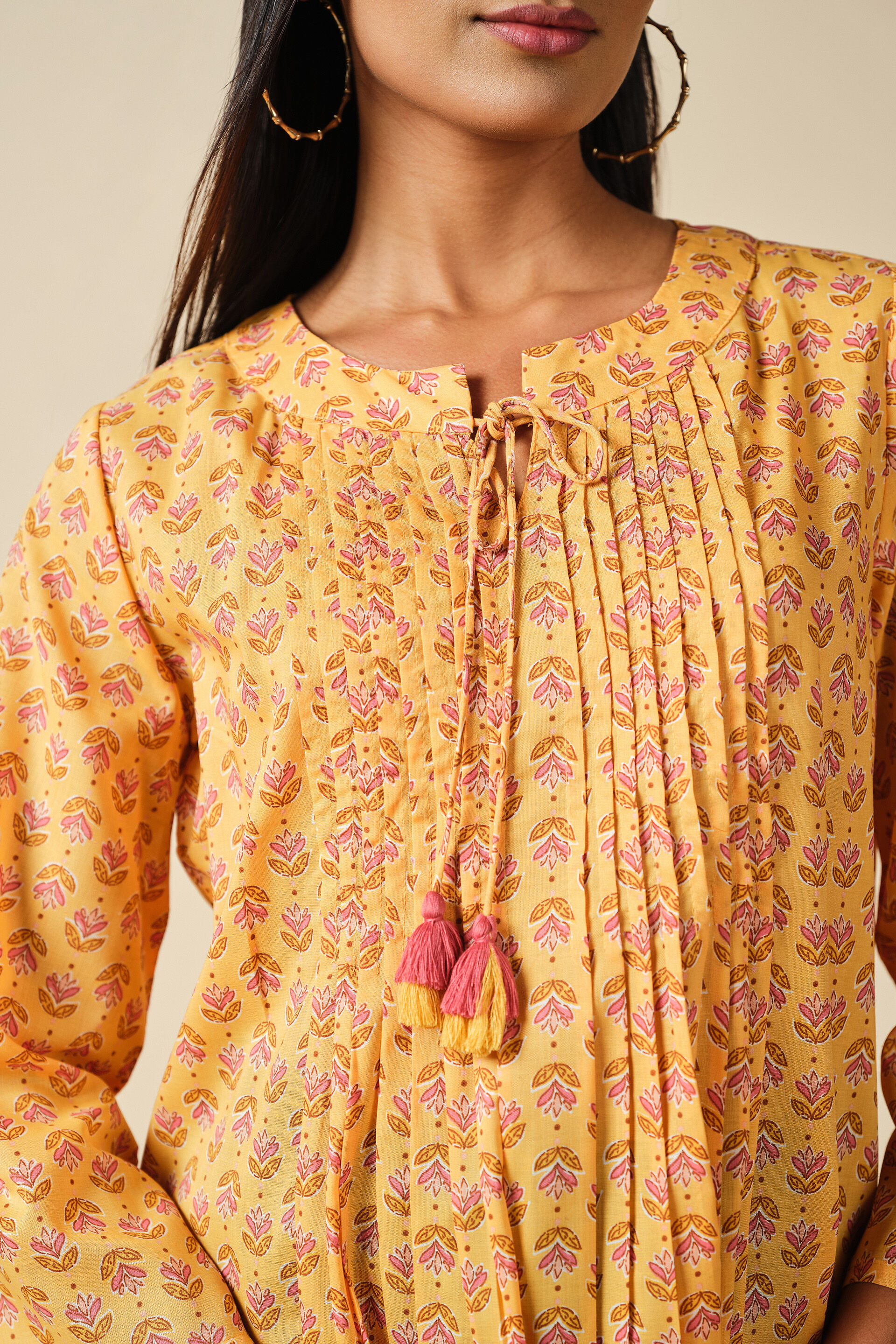 Sunehra Summer Top, Mustard, image 5