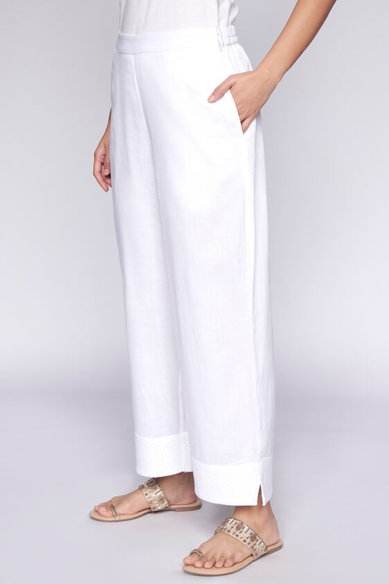 Solid Straight Bottom, White, image 2