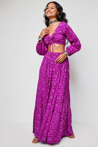 Violet Skirt Co-ords, Purple, image 1