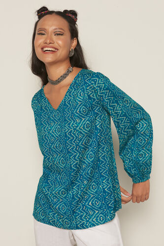 Connecting Dots Straight Top, Teal, image 4