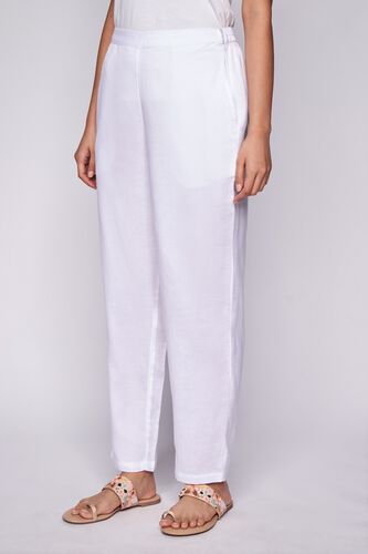 2 - White Solid Tapered Bottom, image 2