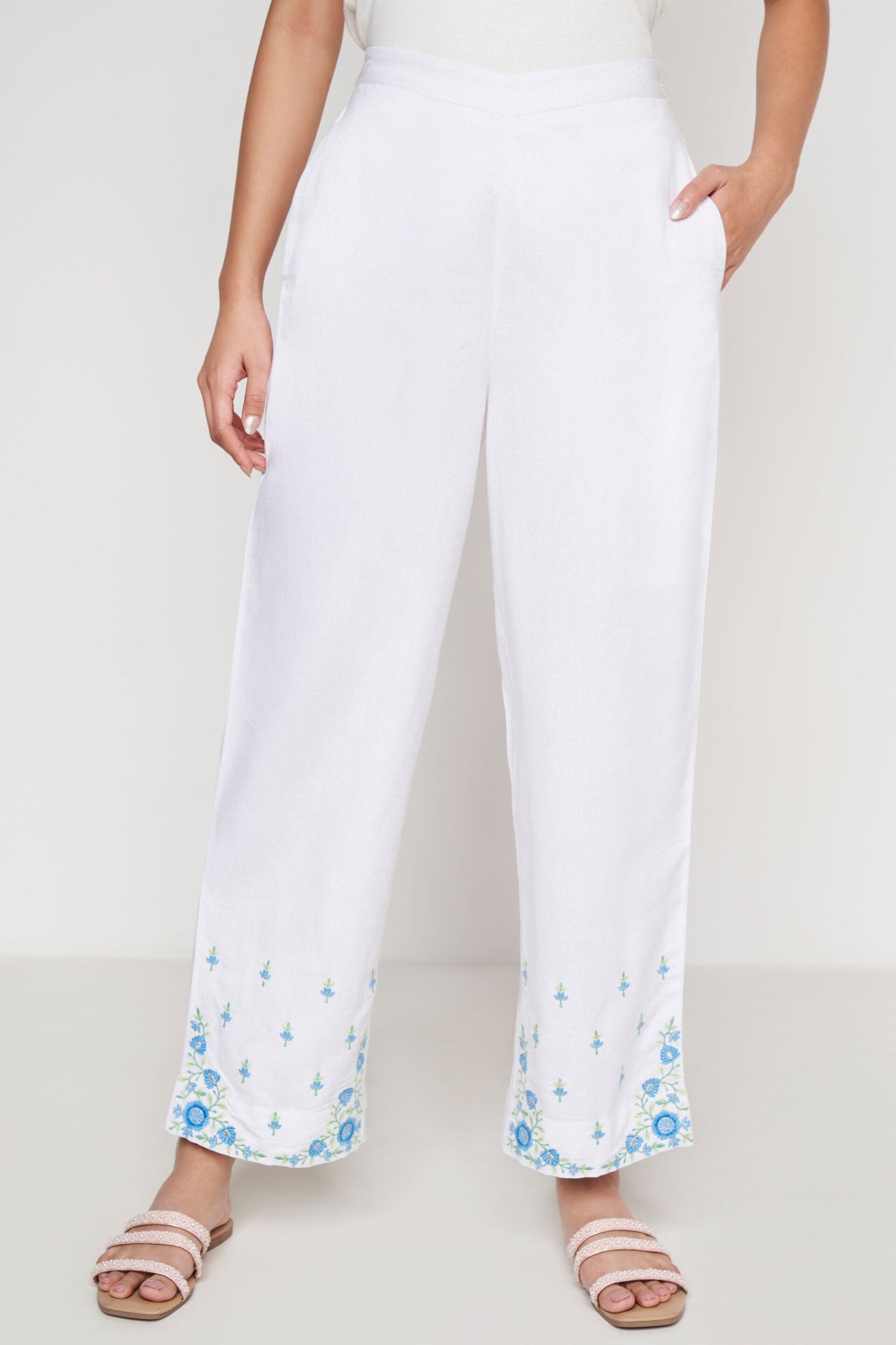 Global desi palazzo pants top