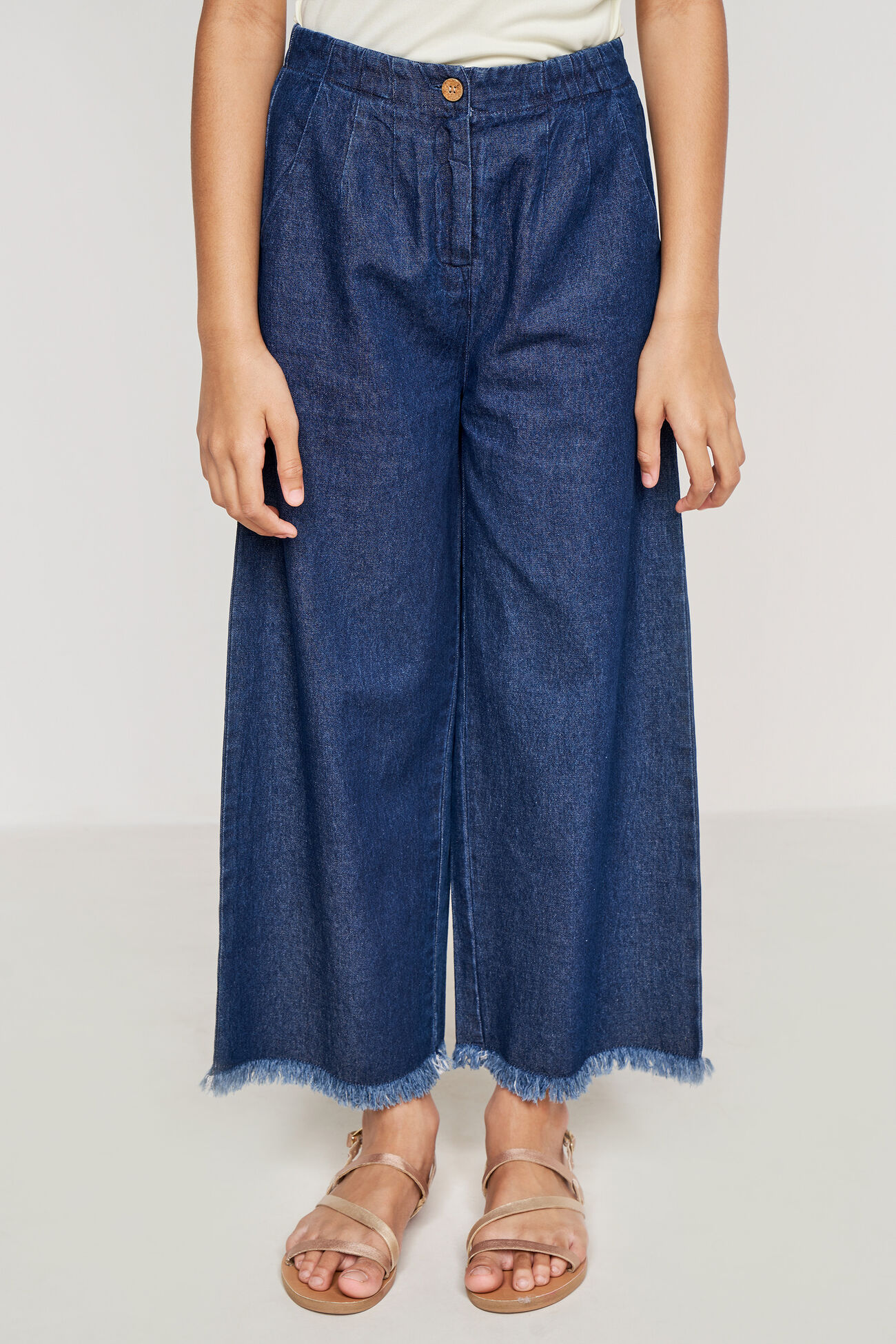 Solid Straight Bottom, Dark Blue, image 1