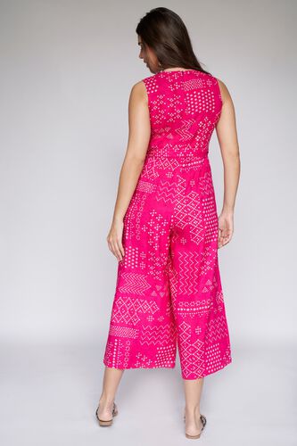 6 - Dark Pink Ethnic Motifs Jump Suit, image 6