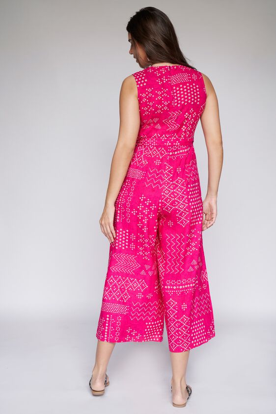 6 - Dark Pink Ethnic Motifs Jump Suit, image 6