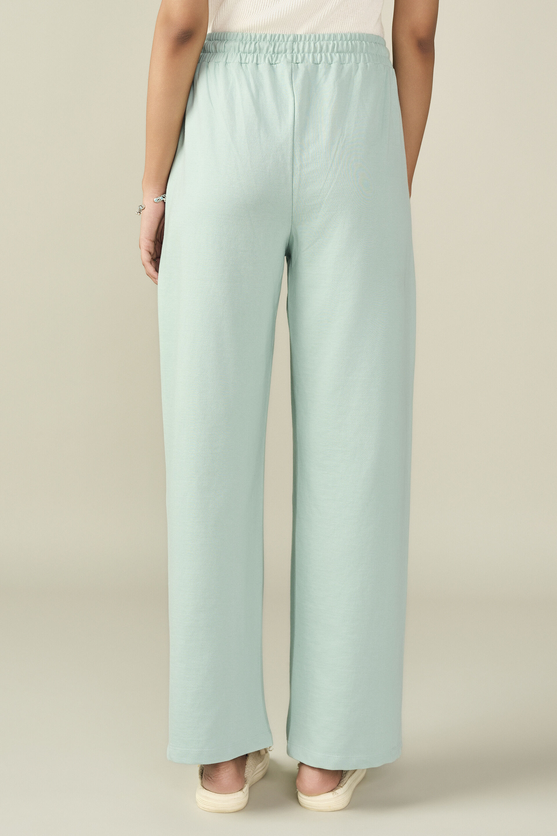 Solid Joggers in Teal, Teal, image 5