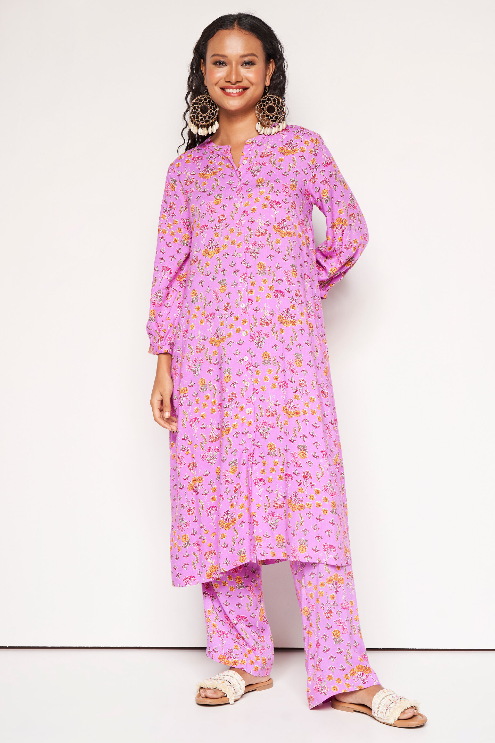 Sada Bahar Tunic Set​, Lilac, image 2