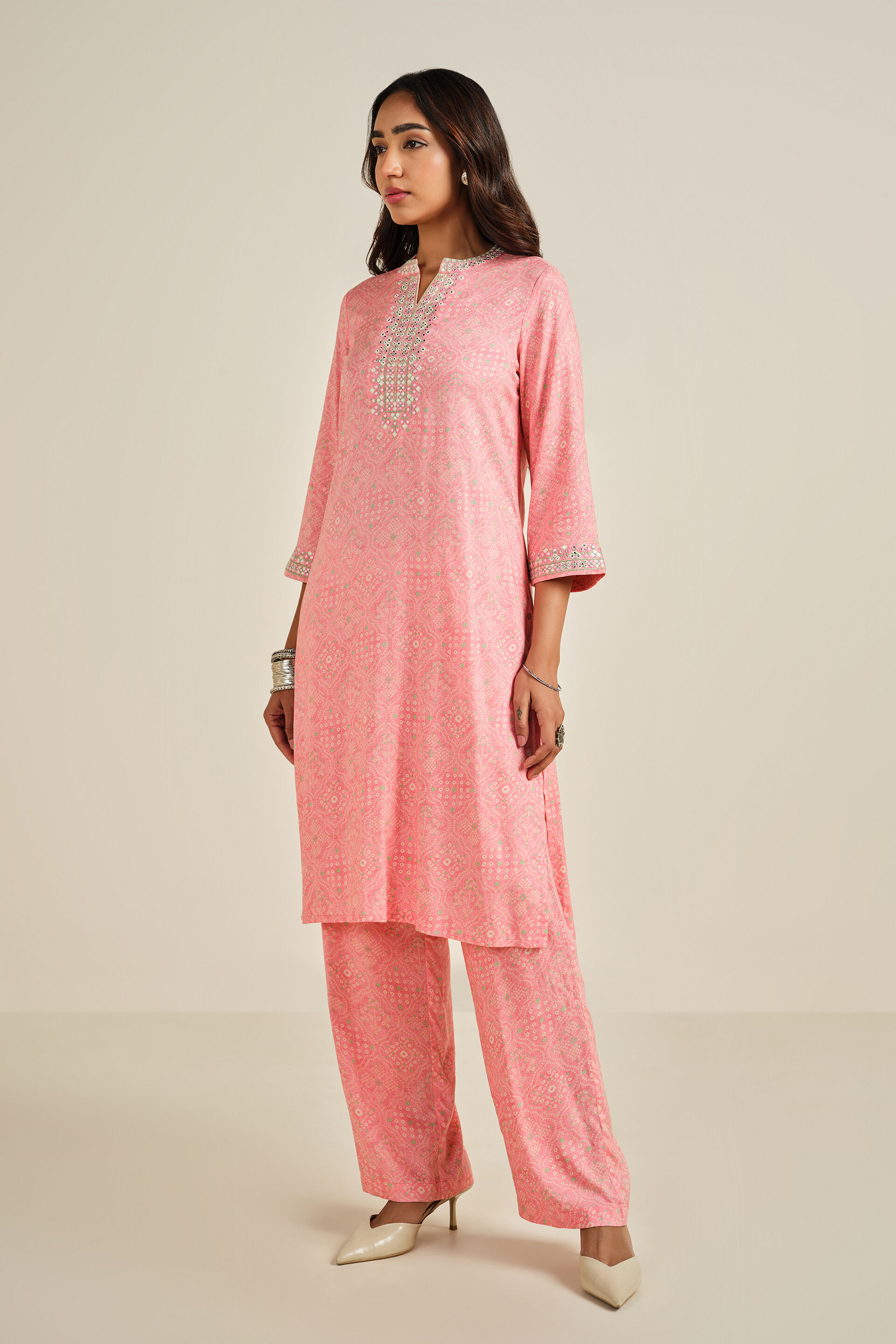 Suhani Festive Set, Pink, image 2