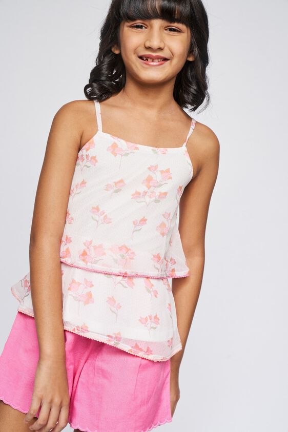 2 - Light Pink Lace Floral Top, image 2
