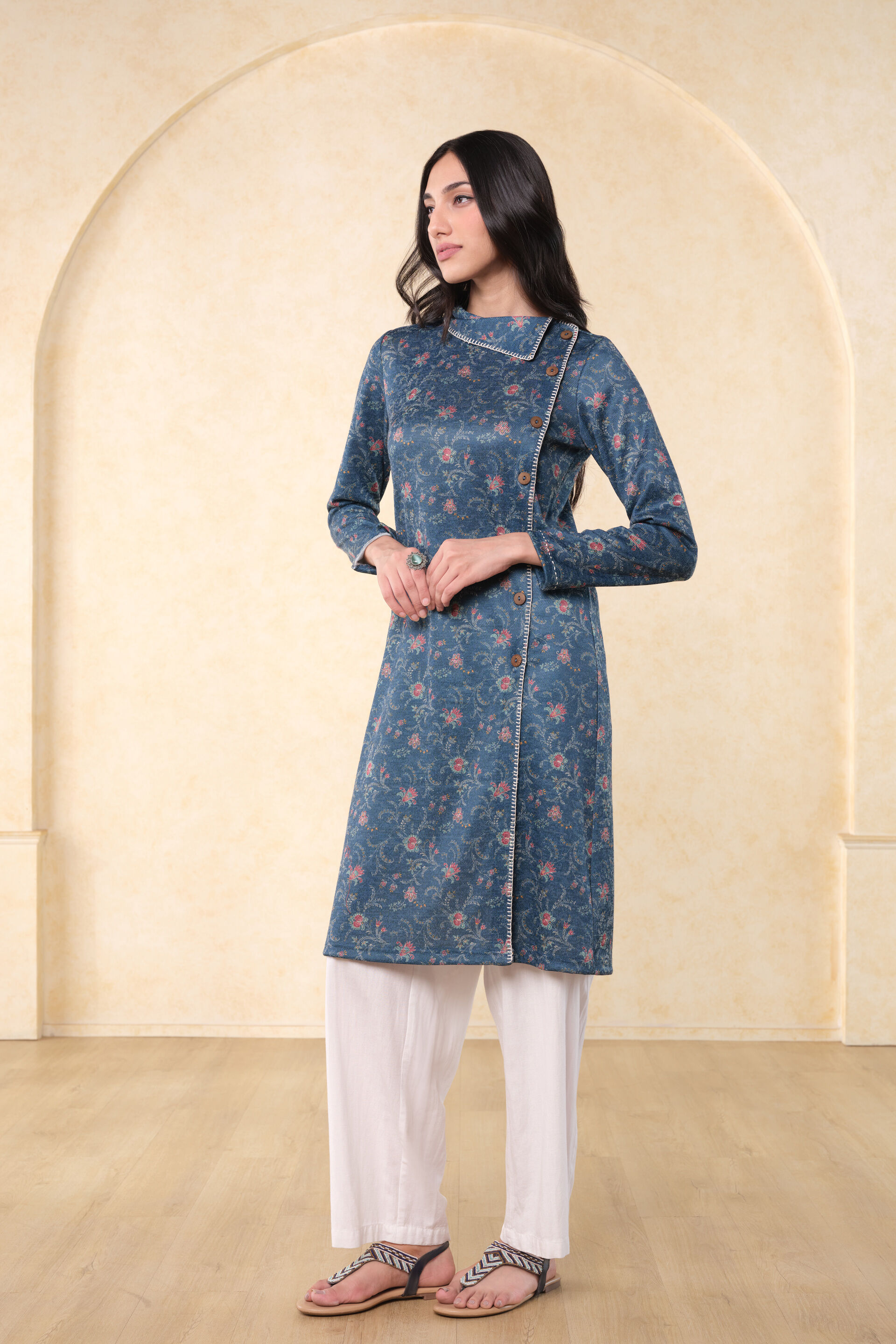 Bahara Tunic, Blue, image 2