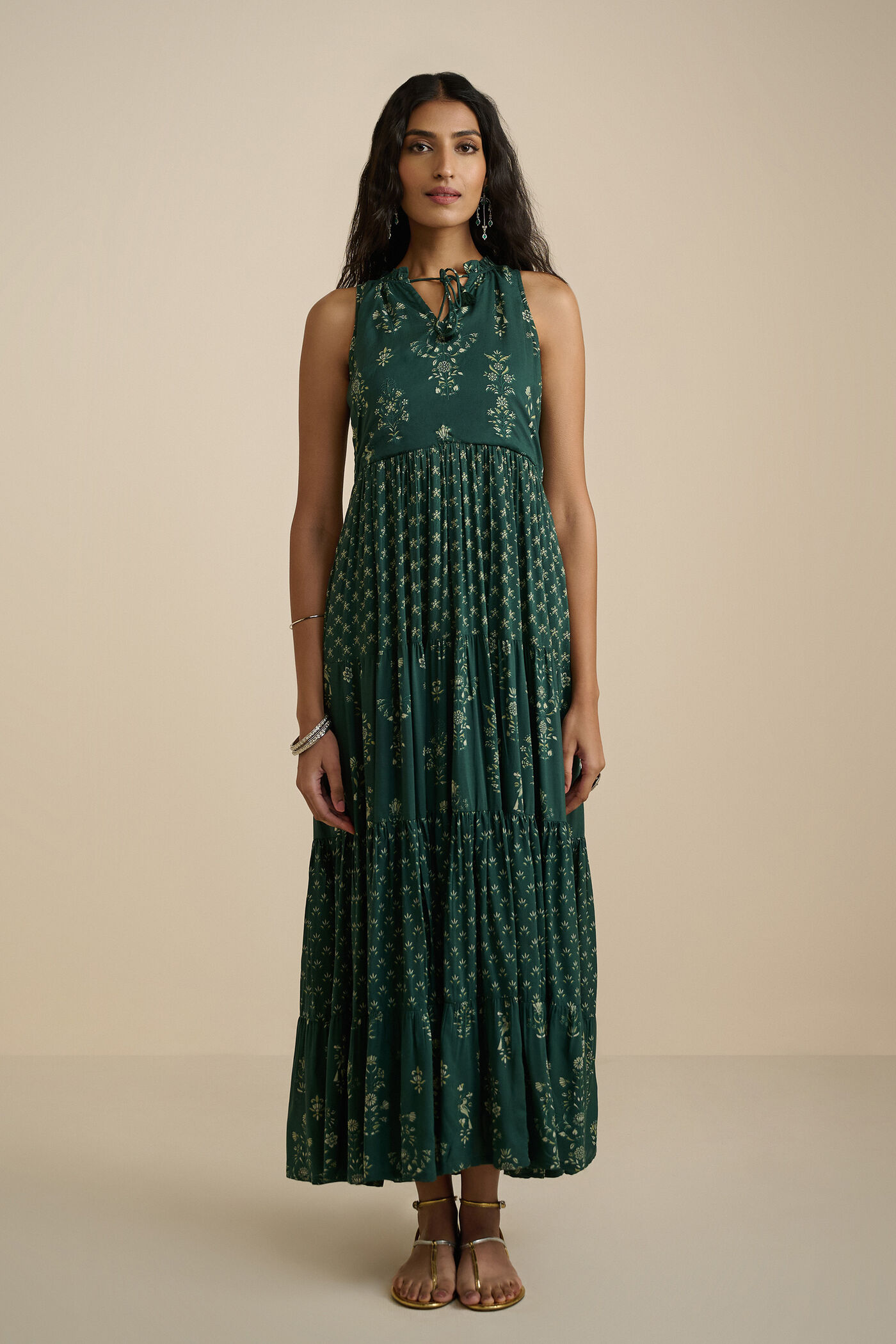 Aashiqana Maxi Gown in Green