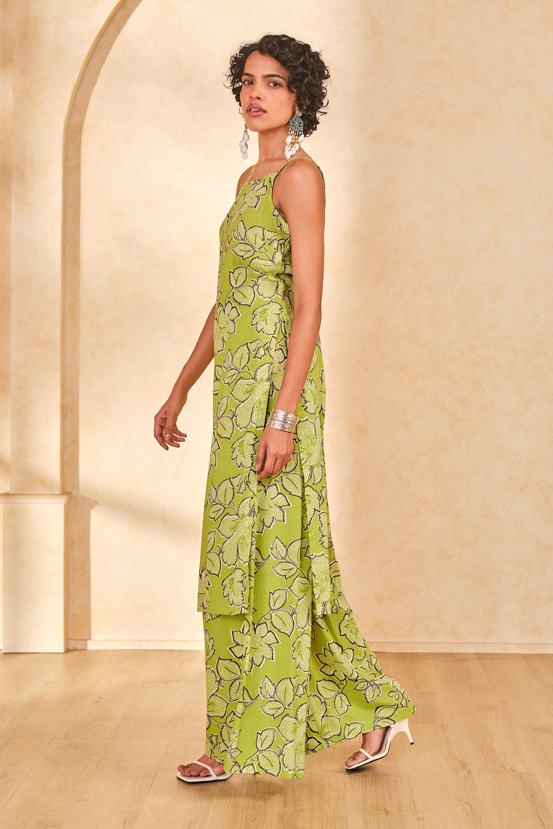 Guldasta Kurta Set, Mint, image 4