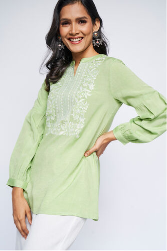 Sage Green A-Line Top, Sage Green, image 3