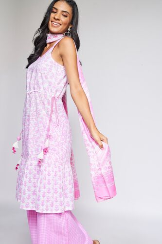 2 - Lilac Floral Fit and Flare Suit, image 2