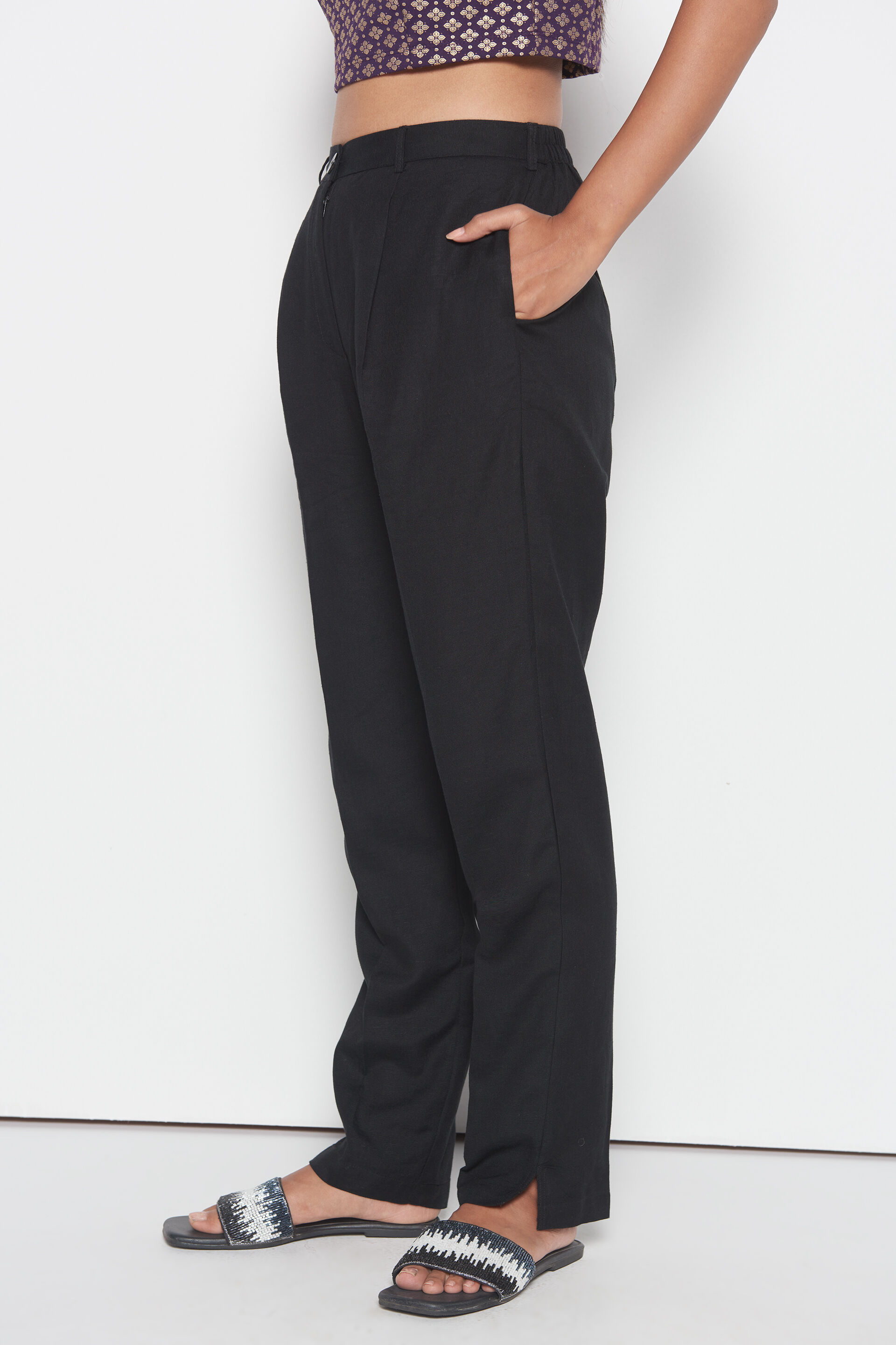 Kohl Casual Pants, Black, image 3
