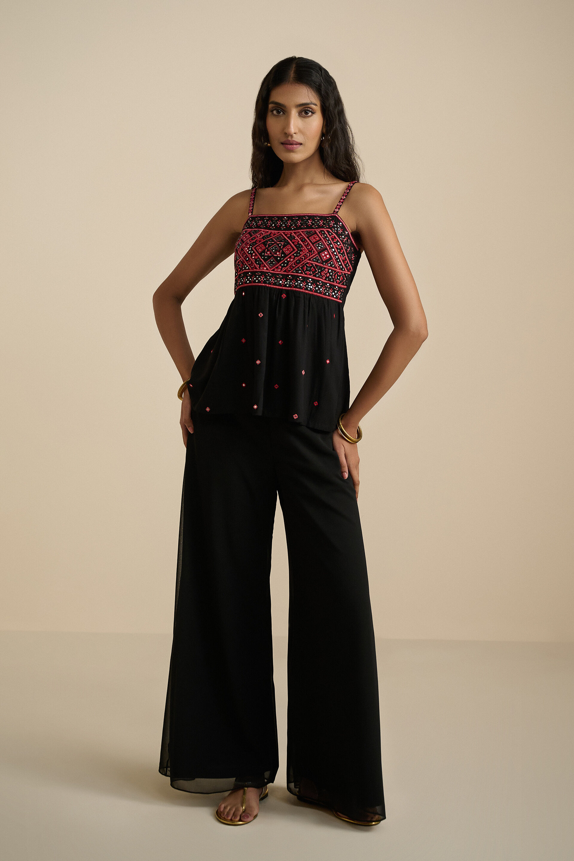 Ziya Black Top, Black, image 3