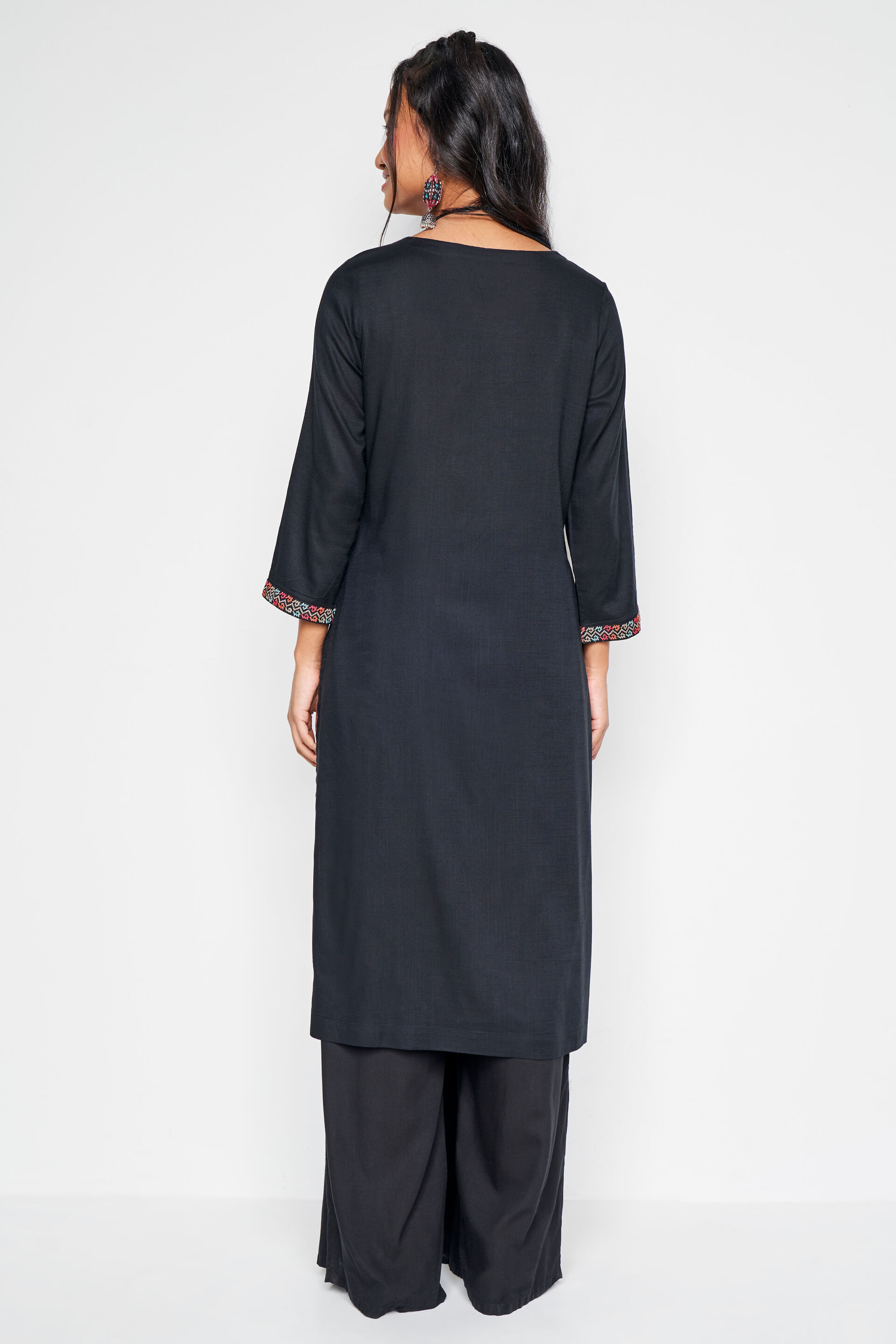 Reaching For The Stars Kurta, Black, image 7