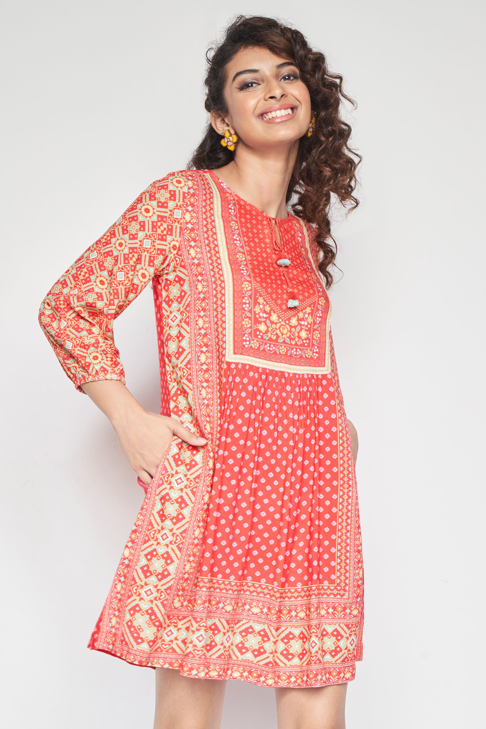 Happy Go Lucky dress, Pink, image 2